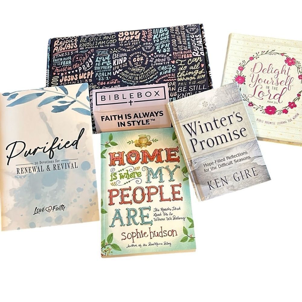 NEW Bible Box Inspirational Christian Book Collection
